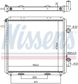 Радиатор NISSENS 63947