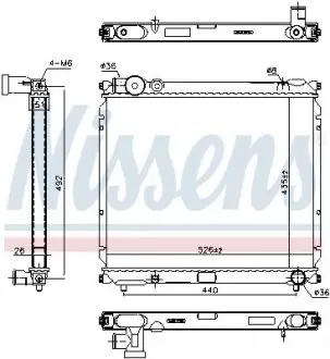 Радиатор NISSENS 64179