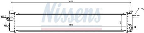 Радіатор, охолодження двигуна NISSENS 646837