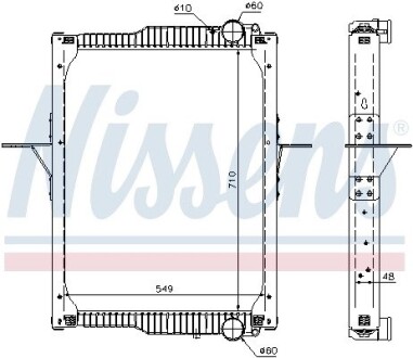 Радіатор NISSENS 65475