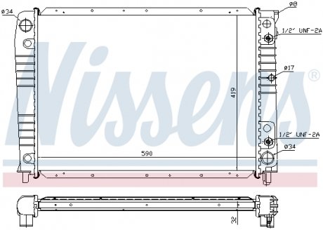 Радиатор NISSENS 65537A