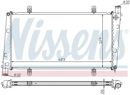 Радиатор NISSENS 65551A