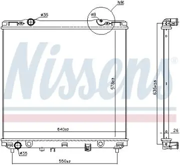 Автозапчасть NISSENS 66773