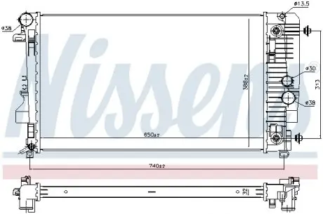 Радиатор NISSENS 67174