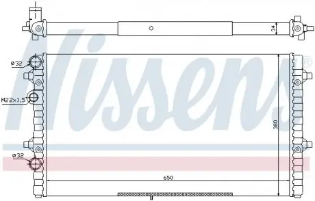 Радиатор NISSENS 67302