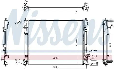 Автозапчасть NISSENS 686802