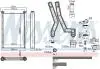 Радіатор пічки (162x269x26мм, з трубками, з монтажними елементами Easy Fit) MERCEDES ACTROS MP4 / MP5, ANTOS, AROCS 471.943-OM936.916 07.11- NISSENS 707242 (фото 1)