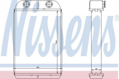 Радиатор печки NISSENS 71452