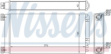 Радиатор печки MAN TG-L (05-) | MAN TG-M (05-) | MAN TG-S (07-) | MAN TG-X (07-) | NISSENS 71926