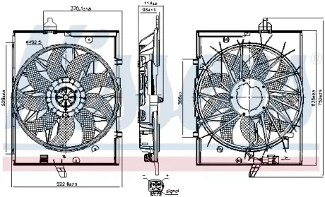 Автозапчасть NISSENS 85735