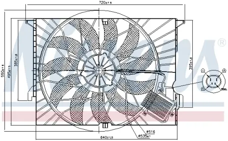Автозапчасть NISSENS 85818