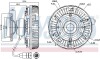 Воск муфта вентилятора DAF XF 95 NISSENS 86028 (фото 6)