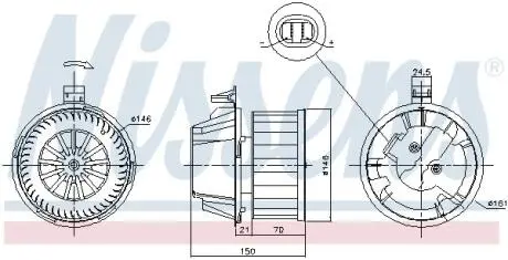 Автозапчасть NISSENS 87384