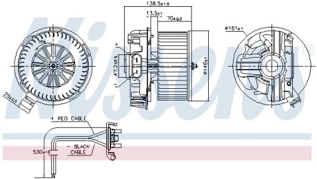 Моторчик пічки Renault Duster/Logan 1.0-2.0 03- NISSENS 87385