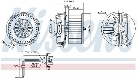Моторчик печки Renault Duster/Logan 1.0-2.0 03- NISSENS 87385