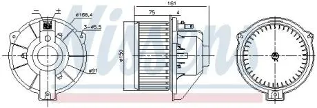 Автозапчасть NISSENS 87429