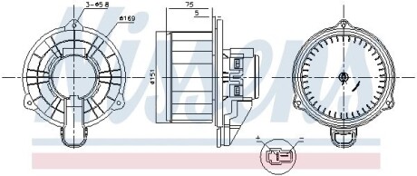 Вентилятор NISSENS 87569