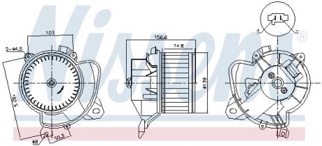 Вентилятор NISSENS 87574 (фото 1)