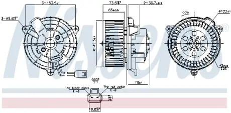 Автозапчасть NISSENS 87649