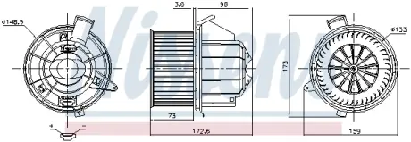 Автозапчасть NISSENS 87679