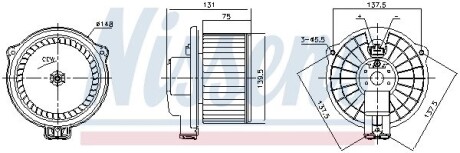 Вентилятор NISSENS 87717