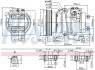 Компресор кондиціонера NISSENS 890017 (фото 5)