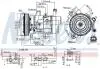 Компресор кондиціонера DODGE RAM 1500 3.7/4.7 06.01-09.08 NISSENS 890159 (фото 7)