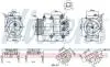 Компрессор кондиционера First Fit NISSENS 890655 (фото 7)