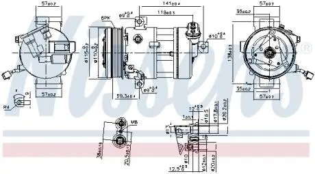 Автозапчасть NISSENS 890667