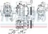 Компрессор кондиционера NISSENS 89073 (фото 5)