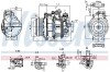 Компрессор кондиционера First Fit NISSENS 890749 (фото 1)