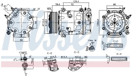 Компресор кондиціонера NISSENS 890780