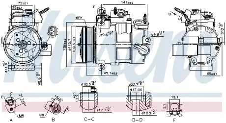 Автозапчасть NISSENS 890800
