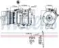 Компресор кондиціонера TOYOTA FJ CRUISER, LAND CRUISER PRADO 2.7/4.0 06.05- NISSENS 890871 (фото 6)