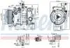 Компресор кондиціонера DCS17EC, діаметр шківа 114мм, 12В INFINITI EX, QX50 I 3.5/3.7 10.08- NISSENS 890880 (фото 6)
