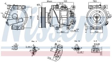 Компресор кондиціонера First Fit NISSENS 890896