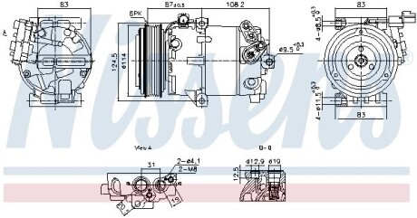 Компресор кондиціонера First Fit NISSENS 890897 (фото 1)