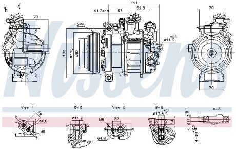 Компресор кондиціонера First Fit NISSENS 890919 (фото 1)