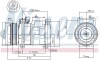 Компрессор кондиционера NISSENS 89093 (фото 5)