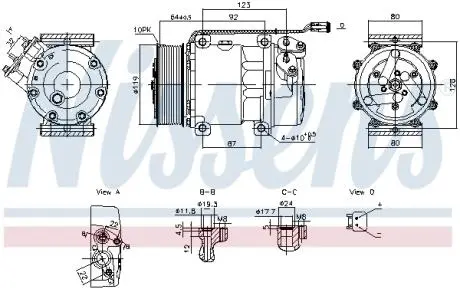 Автозапчасть NISSENS 890945