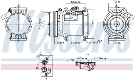 Автозапчасть NISSENS 891011