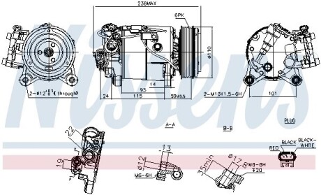 Компрессор кондиционера First Fit NISSENS 891019