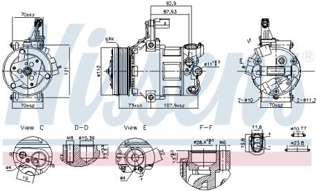Автозапчасть NISSENS 891034