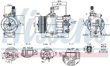 Автозапчасть NISSENS 891034