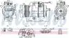 Компресор кондиціонера FORD USA EDGE, MAZDA CX-9 3.7 01.07- NISSENS 891060 (фото 1)