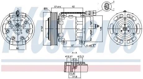 Автозапчастина NISSENS 891073