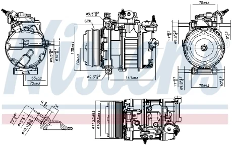 Компресор кондиціонера First Fit NISSENS 891106