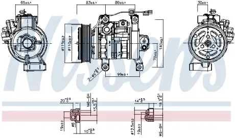 Автозапчасть NISSENS 891130