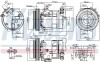 Компрессор кондиционера NISSENS 89396 (фото 5)