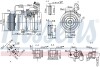 Компрессор кондиционера NISSENS 89586 (фото 5)